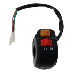 BYOBYO 7/8" 22mm 4 Pin Right Handlebar Mount Headlight Switch Button with Ignition for Motorcycles,for Electric Bike,for ATVs,Dirt Bike