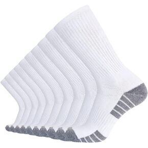 Men’s 10Pack Athletic Casual Socks Comfy Cotton Heavy Cushion Crew Socks
