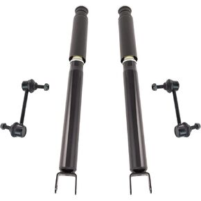 TRQ Rear Suspension Kit Shock Absorber Sway Bar Stabilizer Link Compatible with 2013-2019 Ford Explorer Police Interceptor Utility