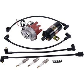 DVPARTS Engine Distributor Coil Plugs and Wires EG283-68800 Compatible with DF750 DF752 Dual Fuel Engines WG600 WG750 WG752 Gas Series Engines