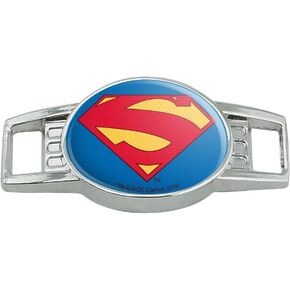 الرسومات والمزيد من Superman New 52 Shield Logo Shoe Shoelace Shoe Lace Tag Tag Runner Gym Charm Decoration