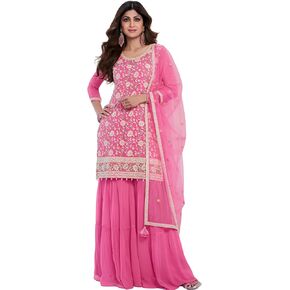 Sharara suit set-3 Pc kurti/kurta, pant, dupatta|indian dresses for women|salwar kameez ready to wear for parties