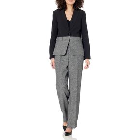 Women's Colorblock 1-Button Jacket & Side Zip Pant