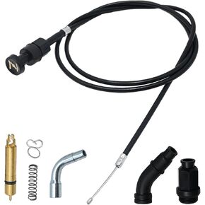 17950-HN0-A12 Carburetor Choke Cable and Starter Valve Plunger Kit Replacement for Honda 2001-2014 Foreman Rubicon 500, Replace 16046-HM5-730
