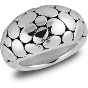 Max + Stone 925 Sterling Silver Cocktail Boho Rings for Women | حلقات فضية كبيرة مكتنزة | حلقات بيان Hypoallergenic للنساء الحجم 6 إلى 8 in Saudi Arabia