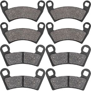 Front Rear Brake Pads for Ranger XP 1000 2018-2023,Polaris General 1000 2016-2020, Crew XP 1000 2019-2020,Ranger Crew 570 RZR S4 1000 RZR 4 900（4 Pack）
