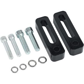 Passenger 3/4" Floorboard Extension Kit Fit Harley Touring 2010-2021 (Black)