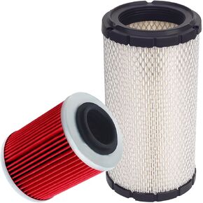 715900394 Air Filter and 420256188 711256188 Oil Filter kit Compatible with Can-Am Defender HD5 Max HD8 Pro HD10 2016-2021 Maverick Sport 1000 Trail 800 1000 R 2019-2021
