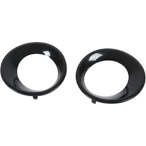 Aramox Fog Lamp Ring Trim Fit for X3 E83 2007?2010, Pair Front Bumper Fog Lamp Cover Ring Trim 51113423789 Replacement