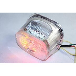 SMT-عدسة واضحة LED LED LED LIGHT LIGHT LIGHT LIGHT SIGNAL TELLENGE COMPATION مع 1996-2008 Harley Softail/1999-2007 Road King Sportster Dyna Glide Glide Night Train Train Fat Boy Low Rider [B075Cy6yt1]
