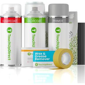 TouchUpDirect UX Ingot Silver Metallic Compatible With Ford Exact Match Touch Up Paint Aerosol - Essential Kit