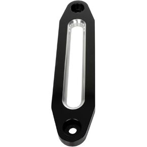 Winch Fairlead 10" Aluminum Hawse Fairlead Hole Spacing with Mounting Hardware Winch Hawse Fairlead for Synthetic Rope 8000-15000 lbs LBS UTV ATV Winch Accessory Anodized Black OCPTY