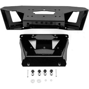WeiSen Winch Mounting Bracket Plate Compatible with Polaris RZR XP 1000 2024-2025 (Not fit 2014-2023 XP 1000/Pro XP/Pro R/Pro S/Turbo R