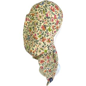 Sacho Cotton Tichel, Square Cotton Head Scarf for Women, Lightweight Head Covering, Summer Shawl, Large Bandanas in Kuwait