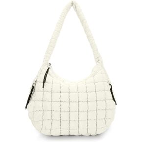 Puffer Tote Bag for Women Large Quilted Puffy Tote Bags Quilted Crossbody Bag Soft Puff Shoulder Bags Padding Hobo Bag
