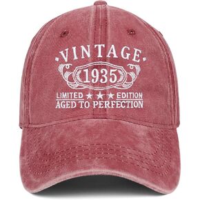 هدايا عيد ميلاد للنساء ، شخصية 18/21/25/30/40/50th ... 90 أفكار عيد ميلاد هدية ، قبعة البيسبول القديمة in Kuwait