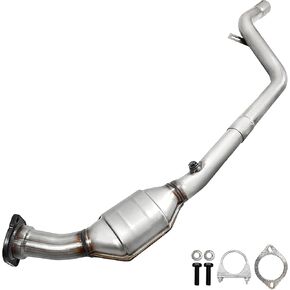JT Exhaust Right Catalytic Converter Compatible with 2009 2010 Dodge Challenger 3.5L, 2006-2010 Charger 2.7L 3.5L, 2005-2010 Chrysler 300 2.7L RWD (EPA Compliant)