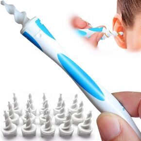 Earwax Removal Product, Comes with 16 Soft and Flexible Replacement Heads, Ear Cleaner, The Most Suitable for Removing Earwax, Earwax Removal Tool, The Best Choice for Removing Earwax