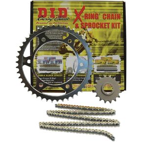 D.I.D (DKS-011G 530VX Gold Chain and 17/43T Sprocket Kit