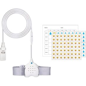 Bedwetting Alarm for Boys and Girls, Loud Sound and Strong Vibration, Rechargeable, High Sensitivity Sensor, Pee Alarm with 2 Working Modes