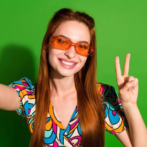 Pibupibu Wholesale 40 Pairs 90s Retro Rectangle Sunglasses Bulk Adults Unisex, Fun Colorful Y2k Glasses Party Favors in Kuwait
