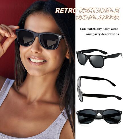 SUNOVELTIES 40 Pack Retro Style Sunglasses Bulk Classic Shades Wholesale Black White Eyewear Women/Men's Party Favors in Saudi Arabia