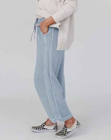 Womens Wide Leg Pants Casual High Waisted Palazzo Pants Lightweight Summer Flowy Beach Pants with Pockets in Saudi Arabia