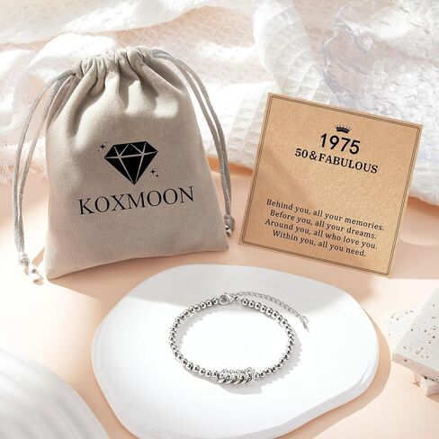 50th 60th Birthday Gifts for Women Her, Cool Gifts for 50 60 Year Old Women Who Have Everything Fifty Sixty Birthday Gifts for Women 1975 1965 with Message Card in Kuwait