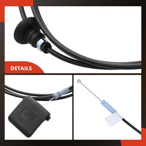 A-Premium Front Hood Latch Release Cable with Handle Compatible with Toyota Camry 2002-2011, 77.87 inch, Replace# 5363006100, 53630AA020 in Saudi Arabia