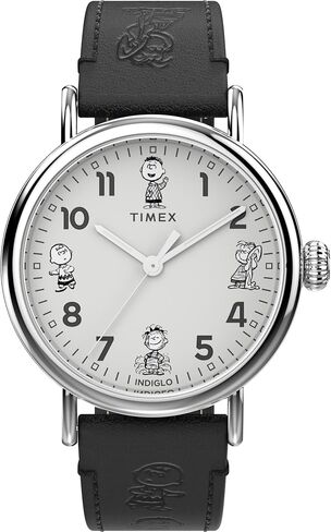 Timex Standard 3-hand-40mm Men Watch Tension | الإضاءة الخلفية Indiglo والأيدي المضيئة | حزام قابل للتعديل ودائم | 50 متر مقاومة للماء in Kuwait