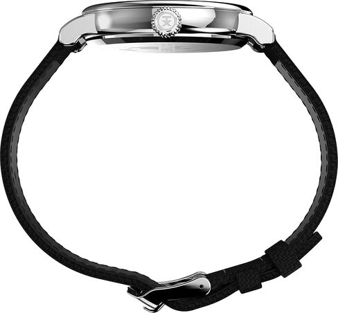 Timex Standard 3-hand-40mm Men Watch Tension | الإضاءة الخلفية Indiglo والأيدي المضيئة | حزام قابل للتعديل ودائم | 50 متر مقاومة للماء in Kuwait