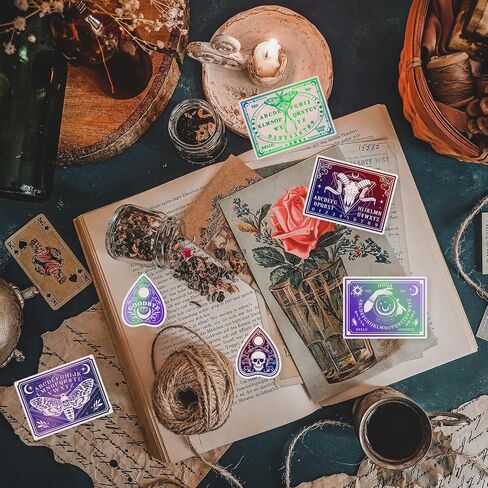 GLOBLELAND Halloween Potion Label Magic Clear Stamps Potion Label ماجيك ديكور شفاف طوابع سيليكون لصنع البطاقات وألبوم الصور ديكور الديكور وسكرابوكينغ DIY in Saudi Arabia