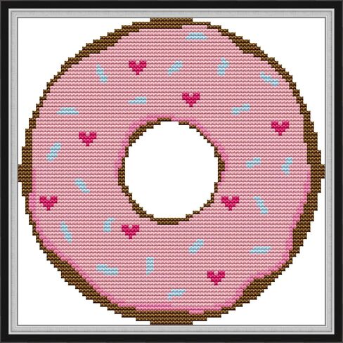 Sacramento Stitchery Howie's Needlepoint Cross Stitch Kits، 11CT مجموعات بداية مختومة للمبتدئين، مجموعات إبرة للأطفال والكبار (السنة الجديدة - نص السنة الجديدة، 10.2 بوصة × 10.2 بوصة) in Saudi Arabia