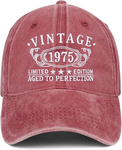Birthday Gifts for Men Women, Personalized 18th/21st/25th/30th/40th/50th ...90th Birthday Ideas Gift, Vintage Baseball Hat in Saudi Arabia