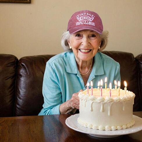 هدايا عيد ميلاد للنساء ، شخصية 18/21/25/30/40/50th ... 90 أفكار عيد ميلاد هدية ، قبعة البيسبول القديمة in Kuwait