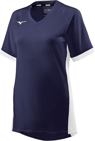 Mizuno Women's Spike Short Sleeve Colleve Jersey in Kuwait