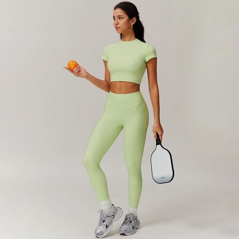 Seamless Moisture-Wicking Workout Set for Women Sportswear, Athletic Activewear in Saudi Arabia