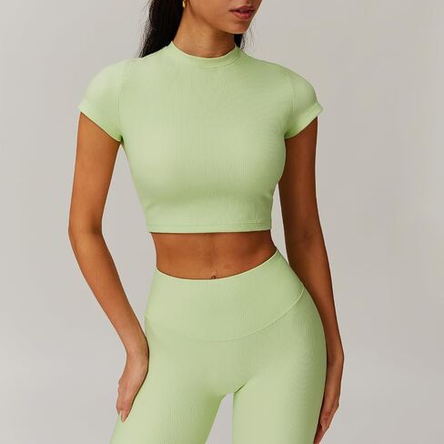Seamless Moisture-Wicking Workout Set for Women Sportswear, Athletic Activewear in Saudi Arabia
