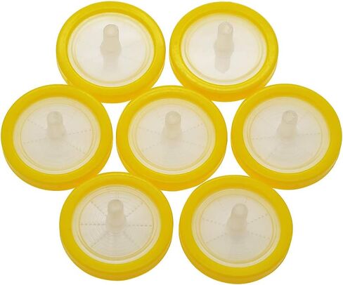 مرشحات حقنة PTFE بقطر 25 مم وحجم المسام 0.45um (10 عبوات) in Kuwait