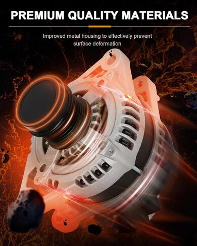 ROADFAR Alternator Compatible for for Toyota for RAV4 3.5L 2006 2007 2008, Replace 11323 in Kuwait