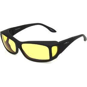 Dioptics Oval Haven, Meridian, Fits Over Sunglasses, Night Driver