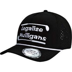 Funny Golf Hats for Men,Golf Rope Hat for Men,Legalize Mulligans - Black in Kuwait