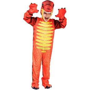 Kids Dragon Dinosaur Costumes（Triceratops/Stegosaurus/Tyrannosaurus）