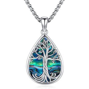 Eusense Tree of Life Necklace for Women Mens Tree of Life Pendant Sterling Silver 925 Tree of Life Jewelry Gifts