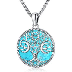 Eusense Tree of Life Necklace for Women Mens Tree of Life Pendant Sterling Silver 925 Tree of Life Jewelry Gifts