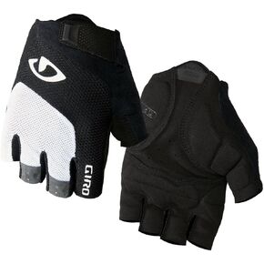Giro Bravo Gel Mens Road Cycling Gloves - White/Black (2022), Medium