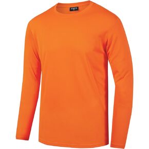 LETAOTAO Men's Neon T Shirt Sun Protection UPF 50+ Long Sleeve T-Shirt for Rash Guard and Athletic Sports