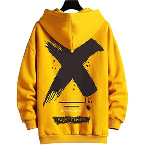 Moshtashio Men's Hoodie Hip Hop Graphic Fleece Hooded Pullover Novelty Long Sleeve Sweatshirt