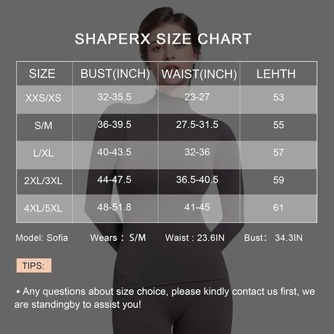SHAPERX Seamless Women's Long Sleeve Shirts Mock Turtleneck Slim Fit Tops Basic Tee in Saudi Arabia