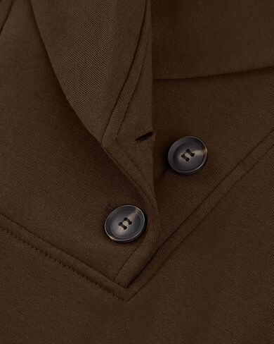 سترة نسائية من Gaharu بأزرار وأكمام طويلة وقمصان خفيفة الوزن مع طية صدر السترة in Kuwait